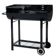 Lifestyle Half Barrel Charcoal BBQ