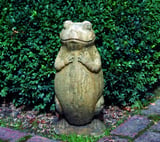 Upright Frog Statue
