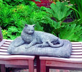 Pampered Cat Statue