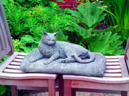 Pampered Cat Statue