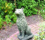 Collie Dog Statue