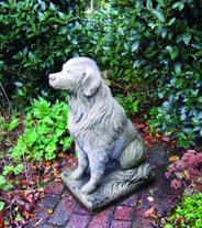 Golden Retriever Garden Statue