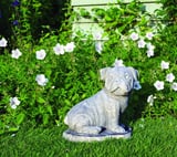 Small Pug Garden Statue
