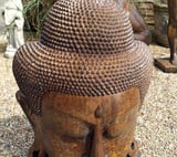 Grand Buddha Head Stone Statue