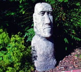 Large Moai Head Statue