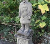 Medium Terracotta Warrior Stone Statue