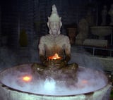 Serene Buddha Stone Fountain
