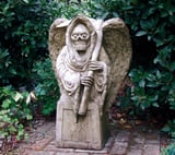 Macabre Stone Garden Statue