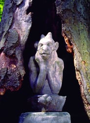 Notre Dame Gargoyle Garden Statue