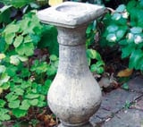 Baluster Candlestick Stone Garden Plinth