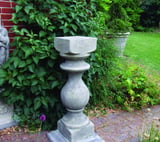 Grand Baluster Stone Garden Pedestal