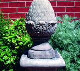 Medium Fir Cone Stone Garden Finial