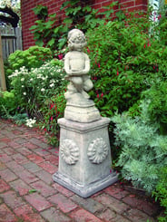 Rose Plinth Garden Pedestal