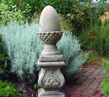 Scroll Plinth Garden Pedestal
