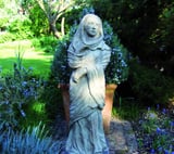 Draped Maiden Garden Statue