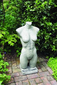 Female Torso Garden Statue