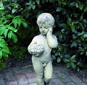 Gemini Boy Garden Statue