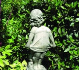 Large Victorian Girl Garden Statue