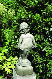 Large Victorian Girl Garden Statue