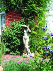 Shy Maiden Garden Statue