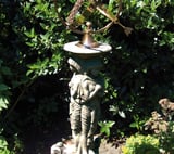 Large Armillary with Egyptian Stone Pedestal
