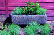 Rustic Stone Garden Trough