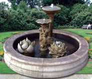 Stone Garden Half Pool Surround