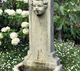 Cherub Upright Stone Fountain