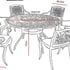 Lichfield Ballykeel 6 Seat Dining Set Dimensions