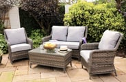 Lichfield Campania 4 Seat Rattan Coffee Set