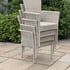 Lichfield Novelda 4 Seat Rattan Dining Set Stackable Chairs