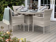 Lichfield Novelda 4 Seat Rattan Dining Set