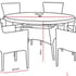 Lichfield Novelda 6 Seat Rattan Dining Set Dimensions