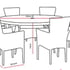 Lichfield Novelda 8 Seat Rattan Dining Set Dimensions
