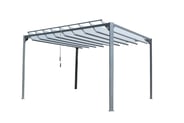 Garden Must Haves 3x3.6m Pandora Leaf Gazebo in Grey