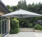 Garden Must Haves 2m Wall Mounted Cantilever Parasol Grey