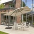 Garden Must Haves Royce Ambassador 3m Parasol Smoke Grey