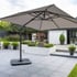 Garden Must Haves Royce Executive 3m Cantilever Garden Parasol Smoke Grey