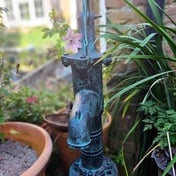 Cast Iron Water Pump Garden Ornament