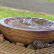 Sandstone Babbling Bowl Water Feature Medium