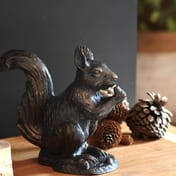 Red Squirrel Metal Garden Ornament
