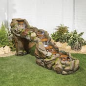 Bustling Waters Stone Garden Water Feature