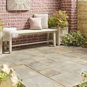 Abbey 10.22m Paving Random Patio Kit in Antique