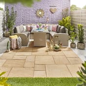 Abbey 10.22m Paving Random Patio Kit in York Gold