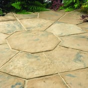 Minster 2.3m Garden Patio Kit Autumn Brown Octagonal