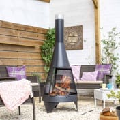 Extra Large Colarado Steel Chimenea Woodburner