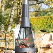 Medium Colarado Mesh Steel Woodburning Chimenea