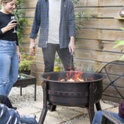 Brava Steel Garden Firepit Logburner