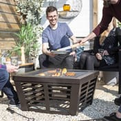 Elda Steel BBQ Firepit with Grill