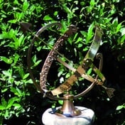 Large Brass Armillary